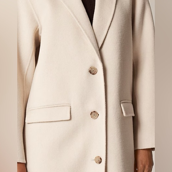 J. Crew Cream Coat - Picture 5 of 5